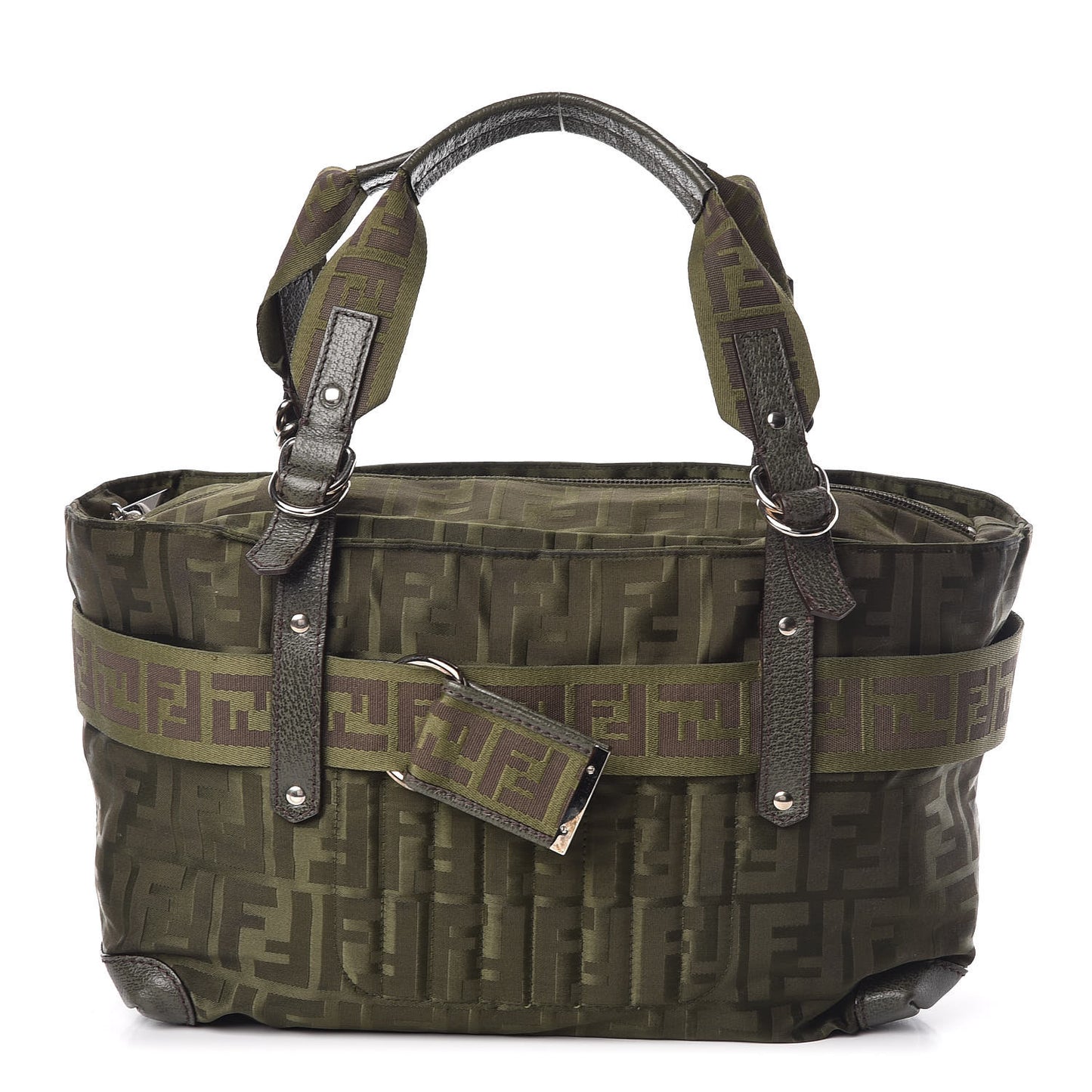 Zucca Cinghiale Medium Zip Code Shopping Tote Lierre