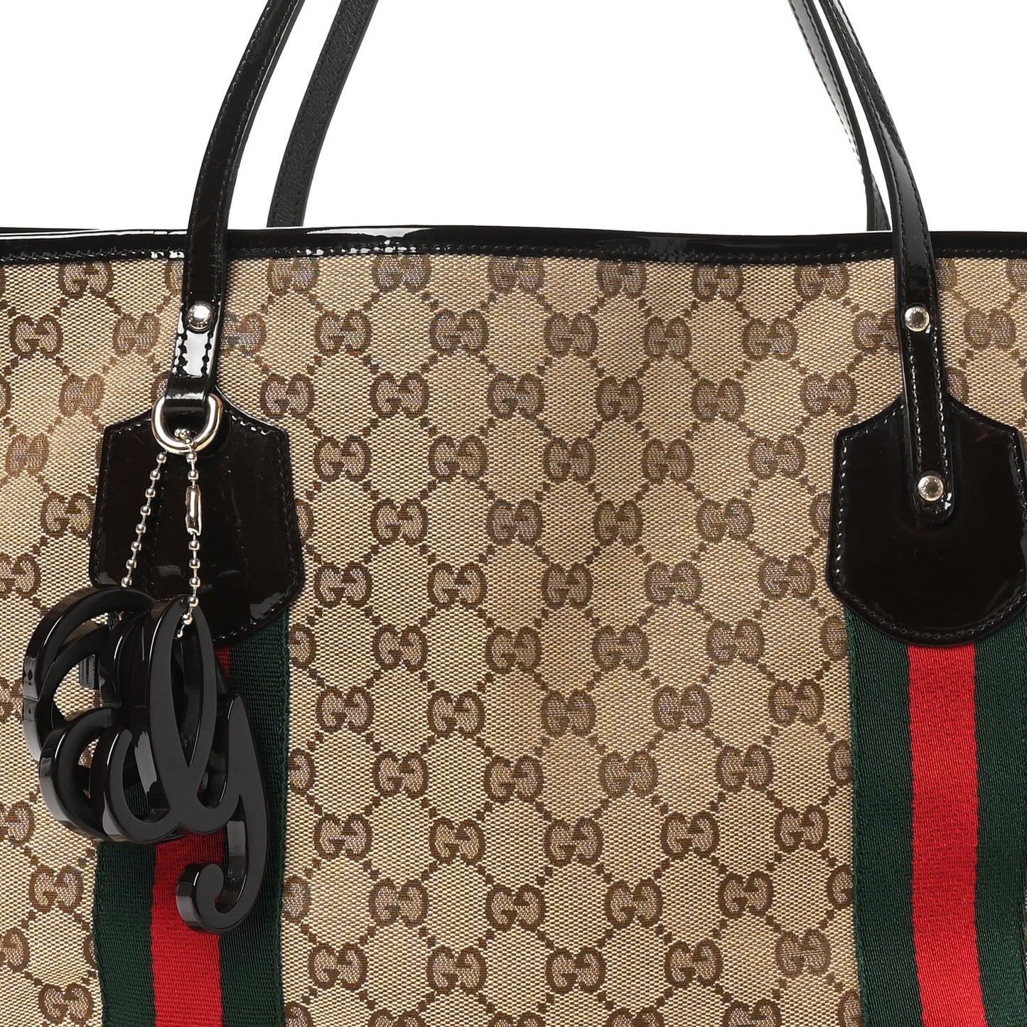Monogram Web Medium Jolie Tote Brown