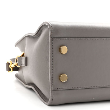 Saint Laurent Calfskin Monogram Baby Cabas Fog 5 of 10