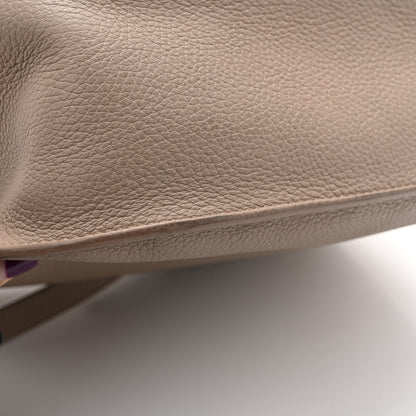 The Row Grained Calfskin Hunting Bag II Stone 13 of 15