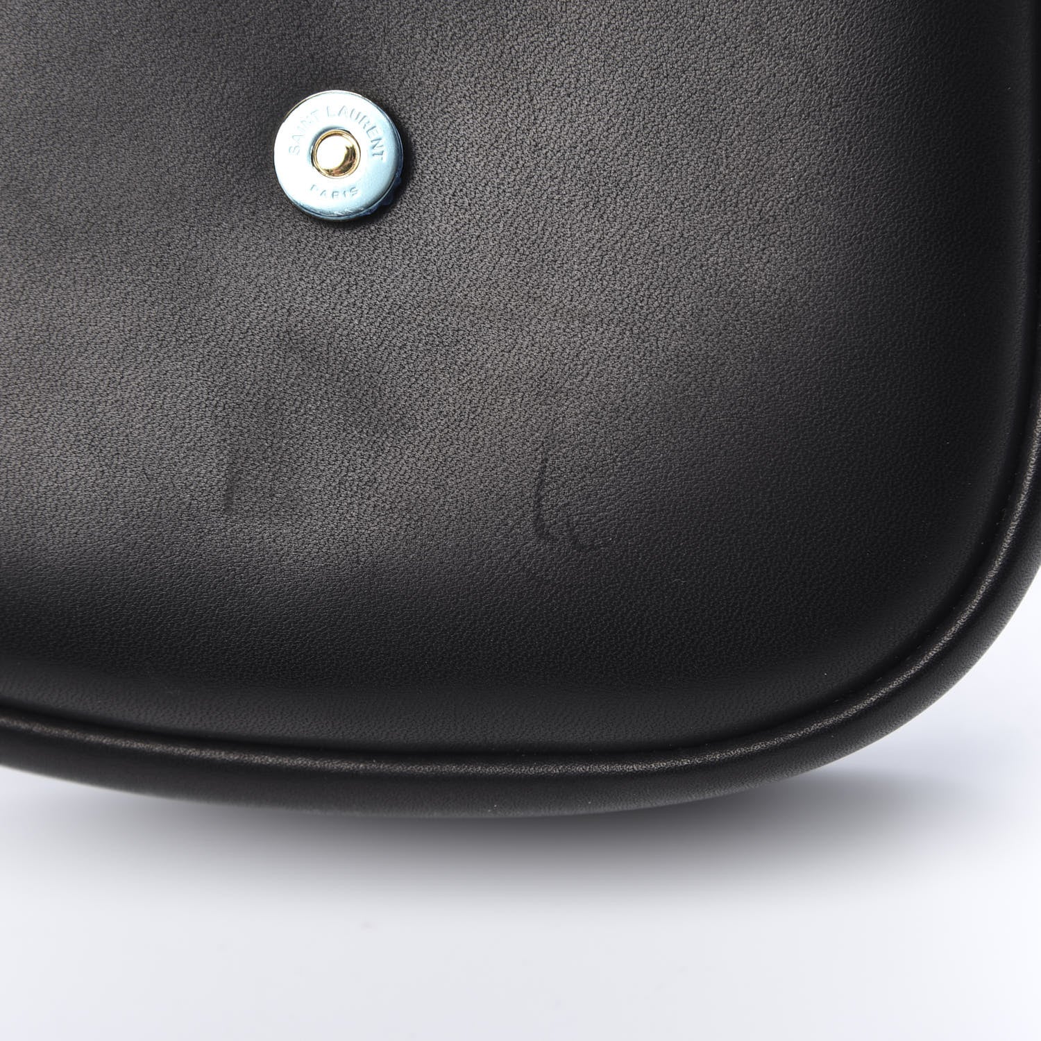 Saint Laurent Smooth Calfskin Mini Classic Monogram Kaia Satchel Black 14 of 16