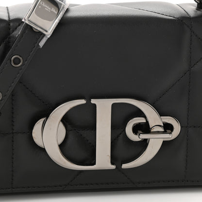 Christian Dior Lambskin Maxi Cannage Small 30 Montaigne Chain Top Handle Bag Black 8 of 10