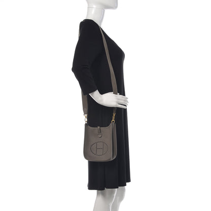 Hermes Taurillon Clemence Evelyne TPM Etain 2 of 10