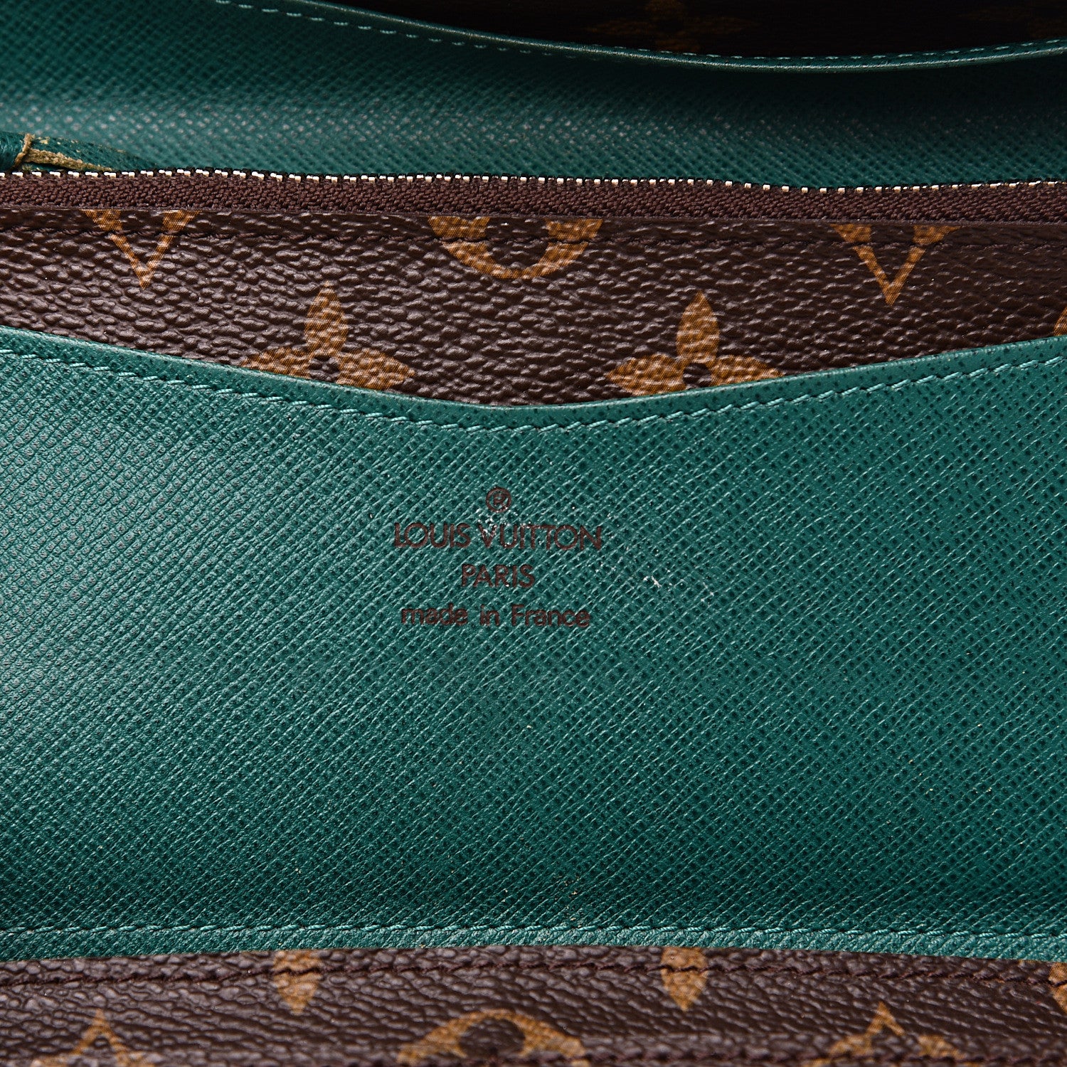 Louis Vuitton Monogram Josephine Wallet Vert 6 of 10