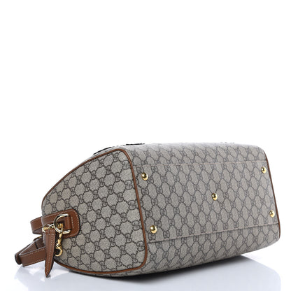 Gucci GG Supreme Monogram Blind for Love Embroidered Medium Boston Beige Tuscany 4 of 10