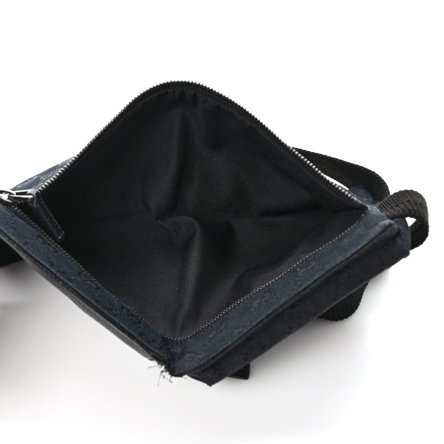 Gucci GG Monogram Double Pocket Belt Bag Black 5 of 13