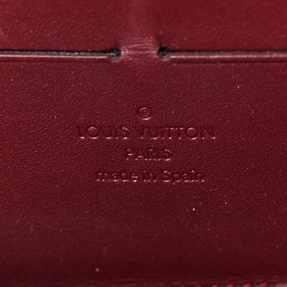 Louis Vuitton Vernis Leopard Zippy Wallet Rouge Fauviste 6 of 9