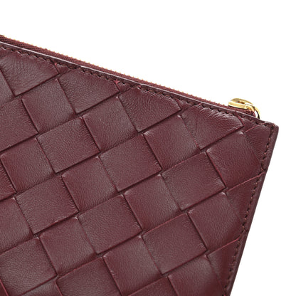 Bottega Veneta Nappa Intrecciato Small Bi-Fold Zip Wallet Barolo 10 of 10