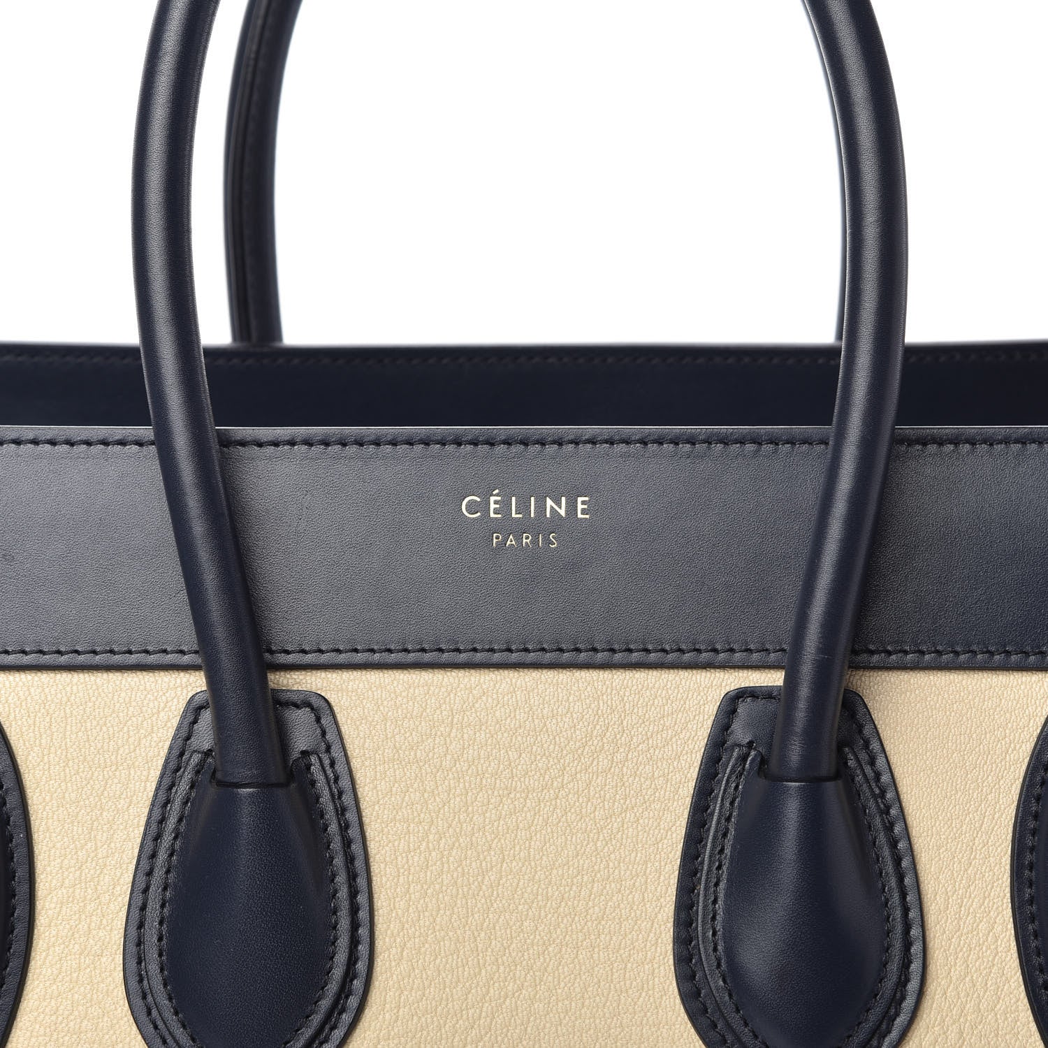 Celine Goatskin Smooth Calfskin Micro Tri-Color Luggage Firefly 9 of 9