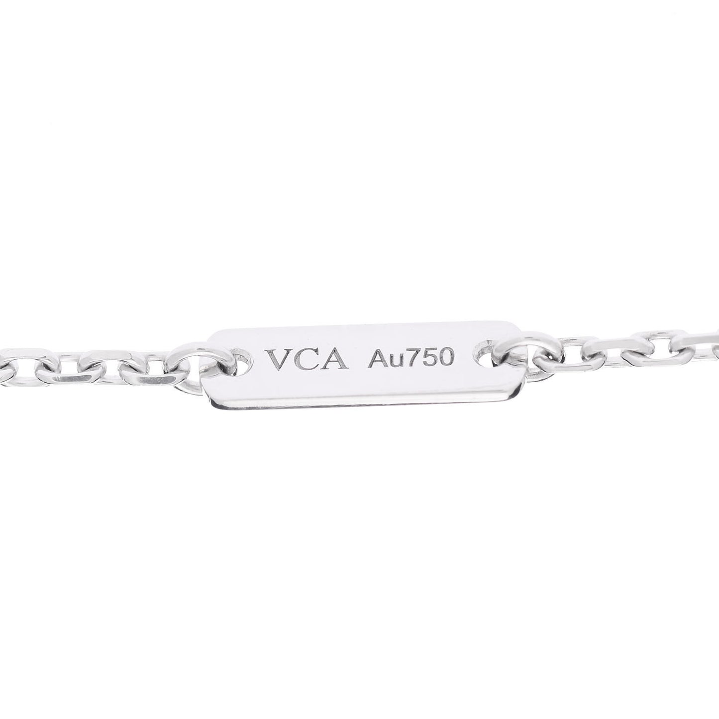 18K White Gold Diamond Medium Lotus Pendant Necklace