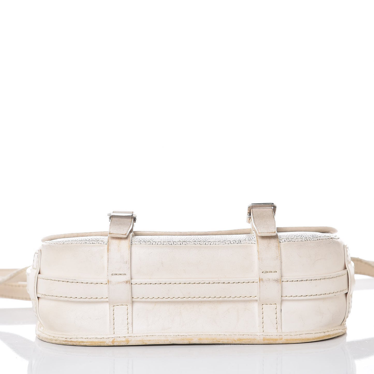 Goyardine Belvedere PM Messenger Bag White