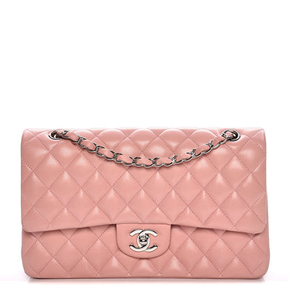 Chanel Lambskin Quilted Medium Double Flap Light Pink 1 of 14