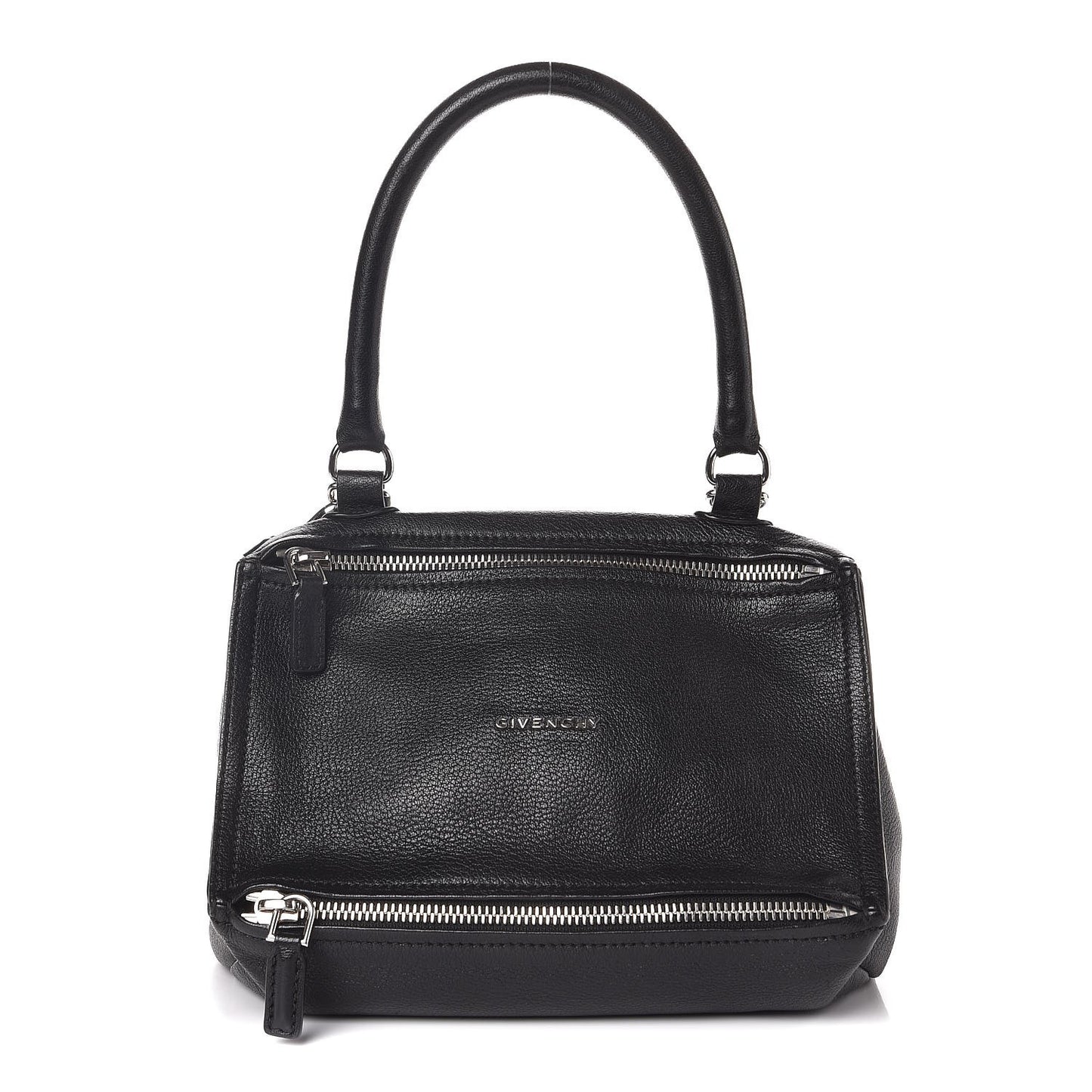 Sugar Goatskin Small Pandora Black