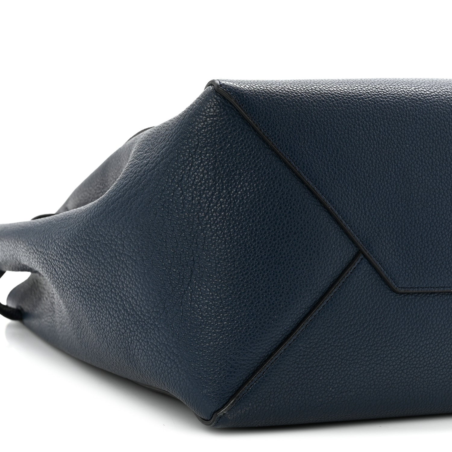 Celine Soft Grained Calfskin Small Belt Cabas Phantom Deep Blue 9 of 11