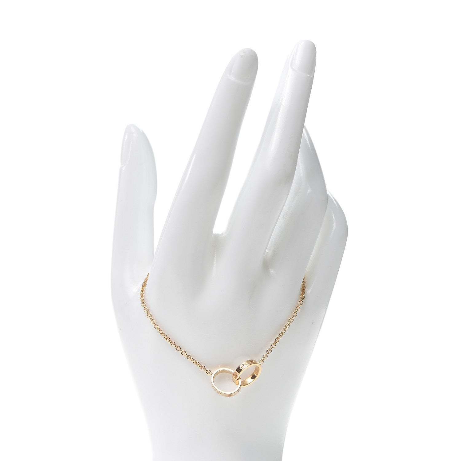 Cartier 18K Yellow Gold Interlocking LOVE Bracelet 2 of 6