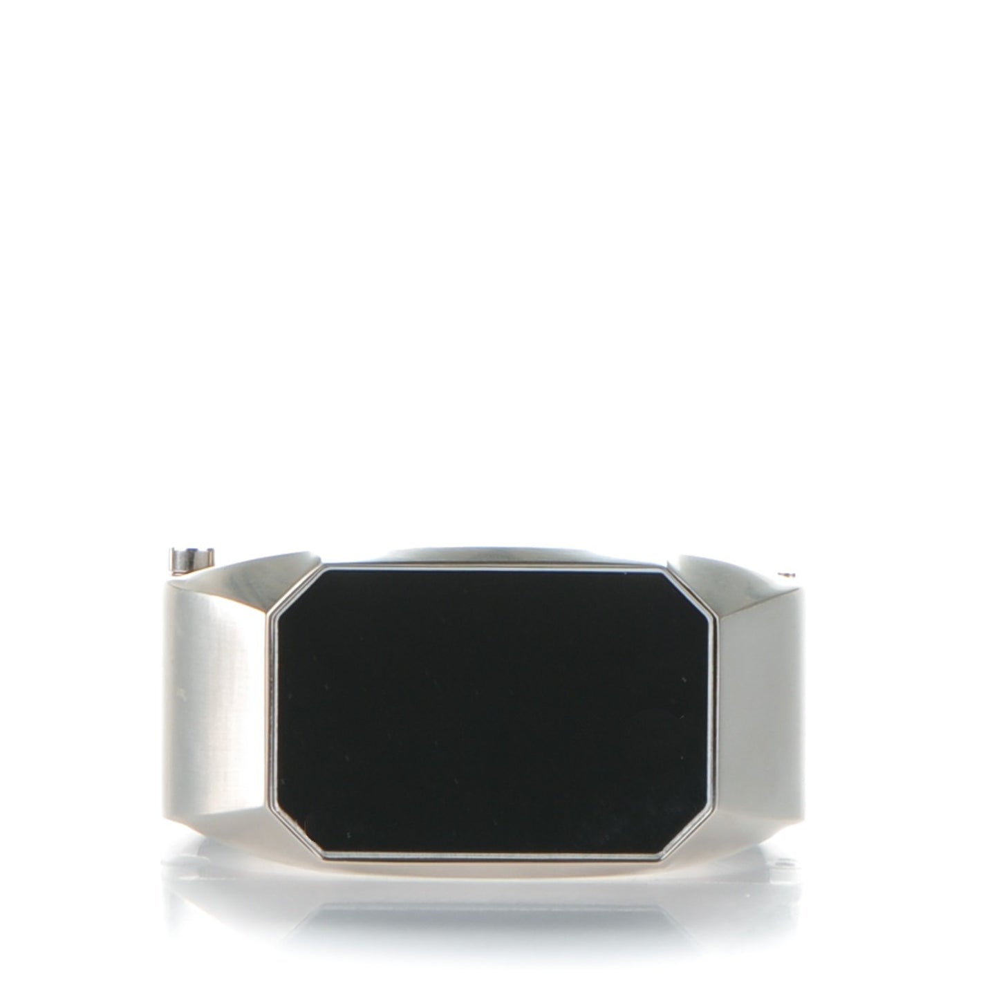 Metal CC Mirror Cuff Silver