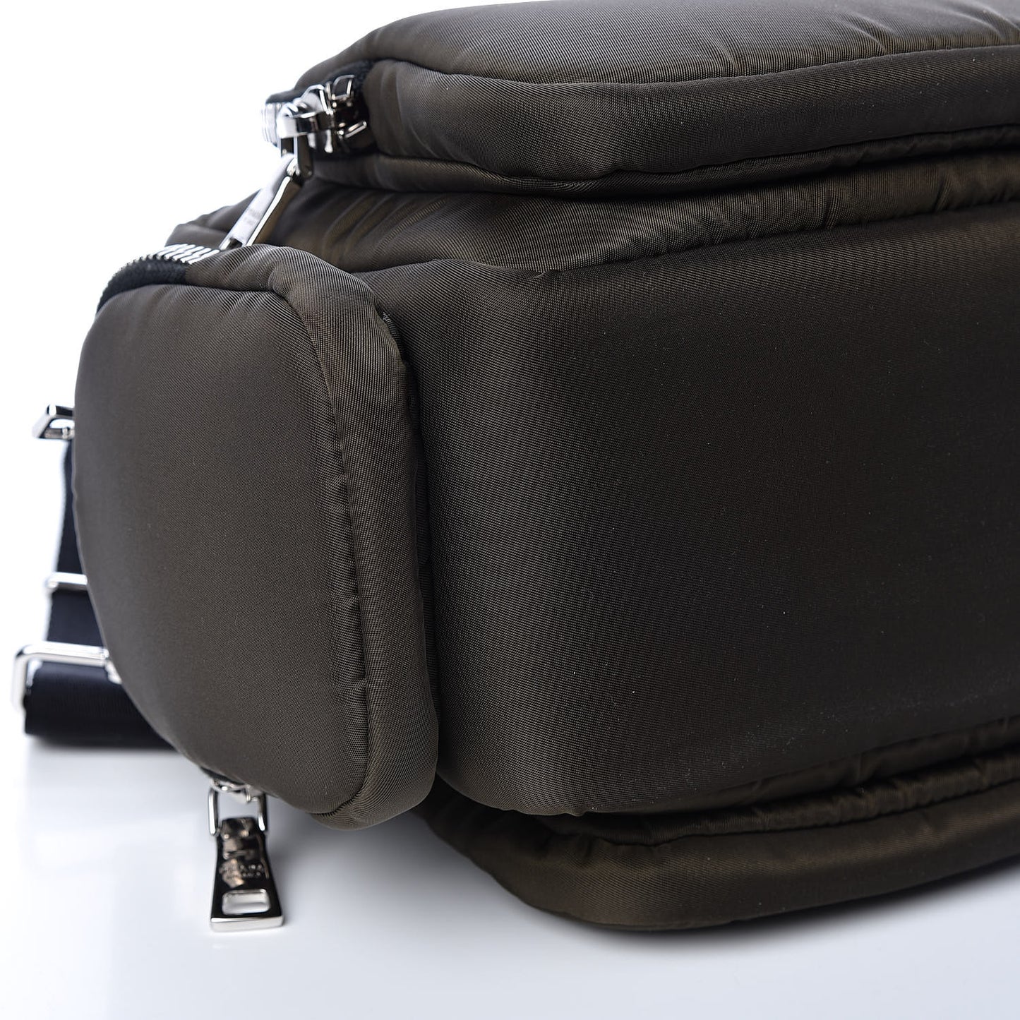 Tessuto Nylon Pocket Top Handle Cargo Bag Mimetico Black