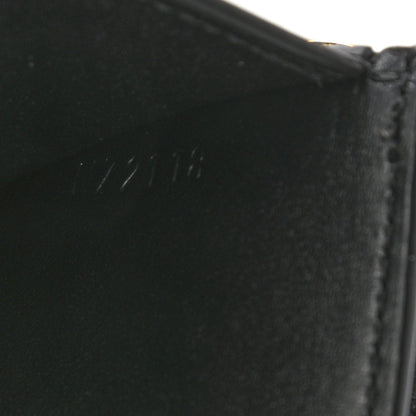 Louis Vuitton Patent Calfskin Monogram Cherrywood Compact Wallet Black 12 of 12