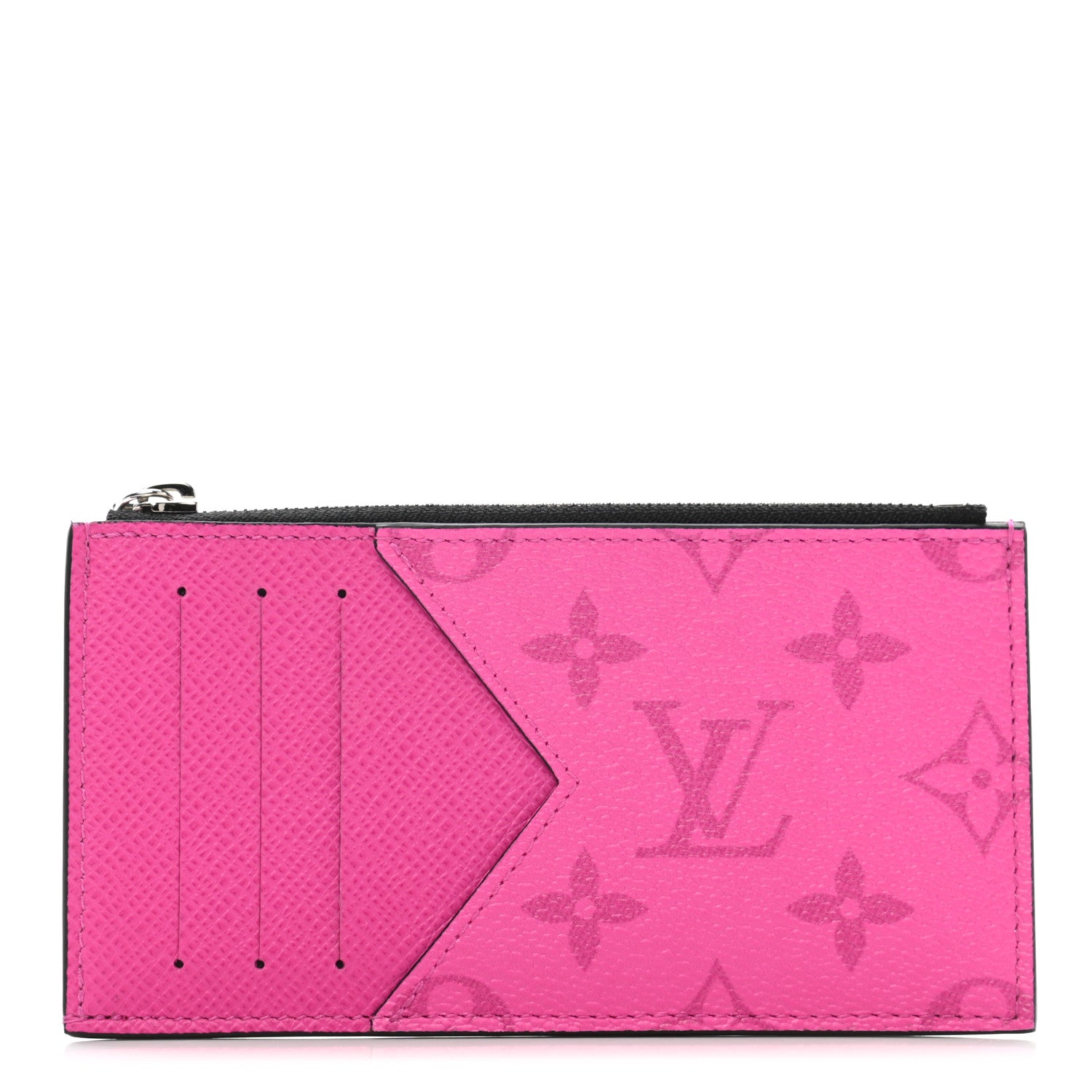 Louis Vuitton Taigarama Coin Card Holder Fuchsia 1 of 6
