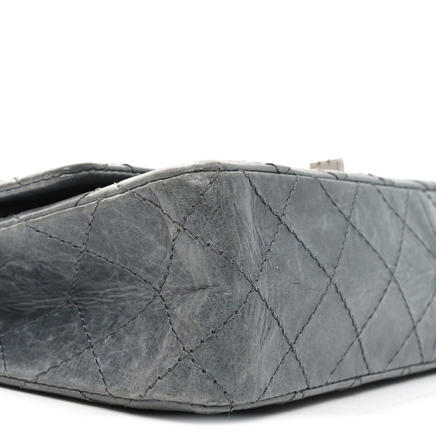 Aged Calfskin Quilted 50th Anniversary 2.55 Reissue Flap 226 Grey