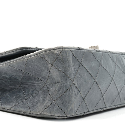 Chanel Aged Calfskin Quilted 50th Anniversary 2.55 Reissue Flap 226 Grey 9 of 10