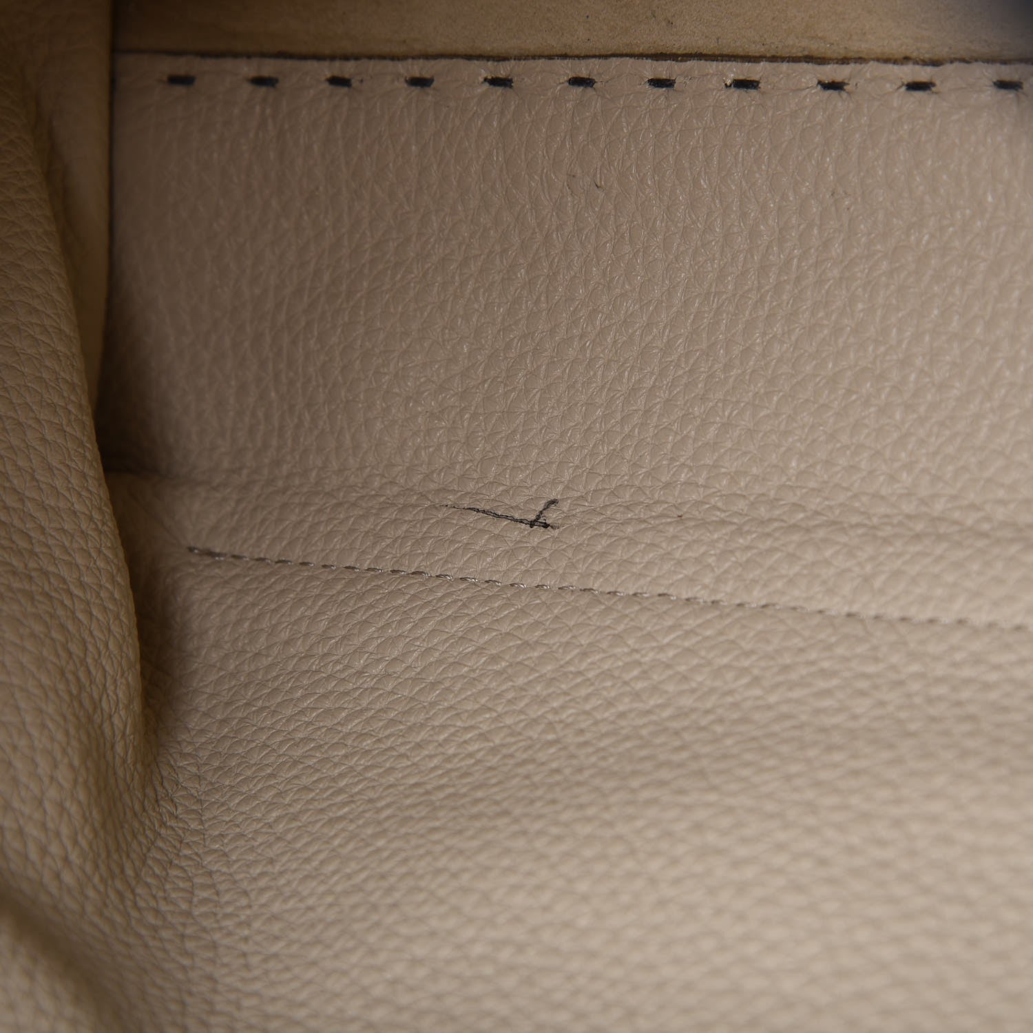 Fendi Cuoio Romano Selleria Bi-Color Large Peekaboo Iconic Satchel Asfalto Latte 12 of 13