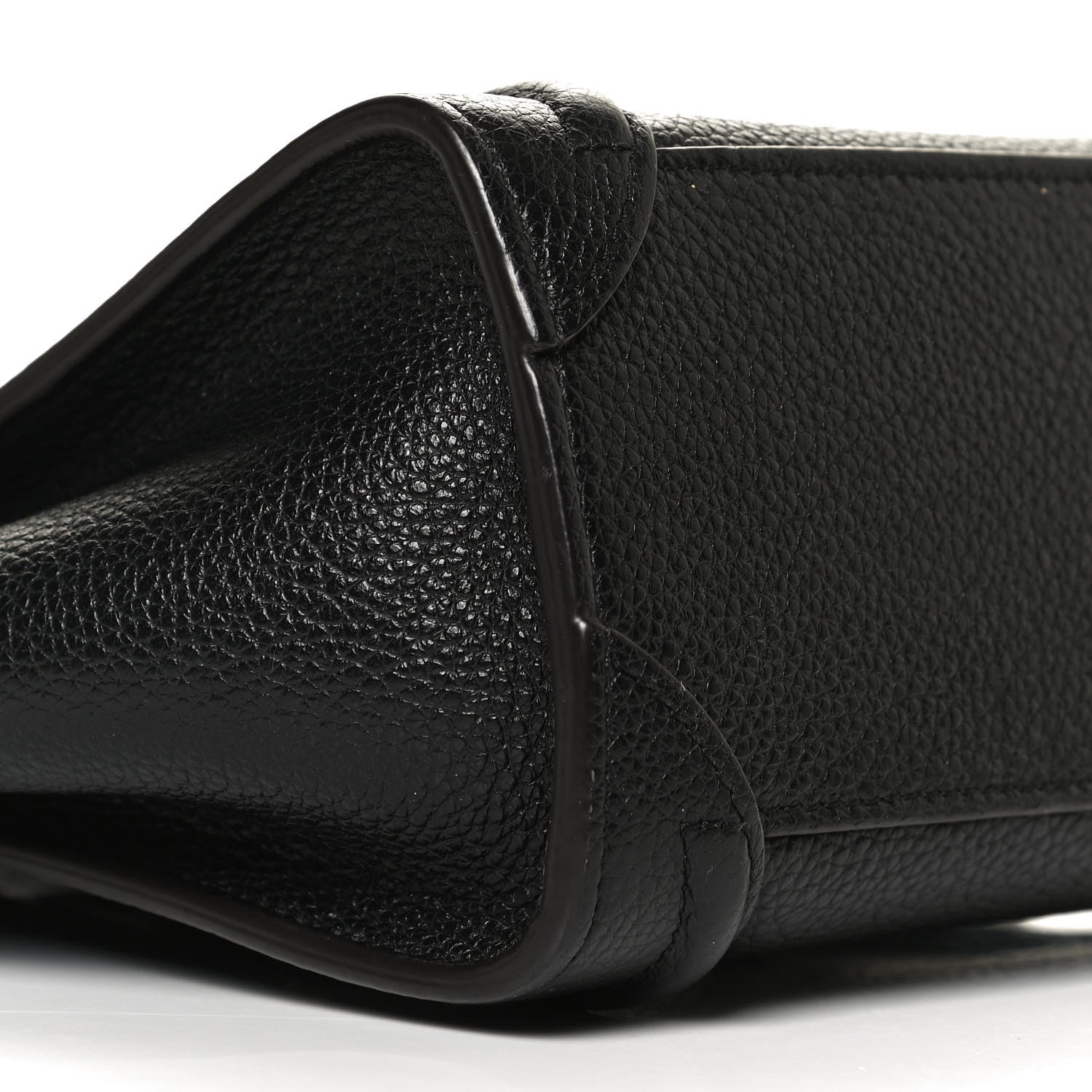 Celine Drummed Calfskin Nano Luggage Black 9 of 12