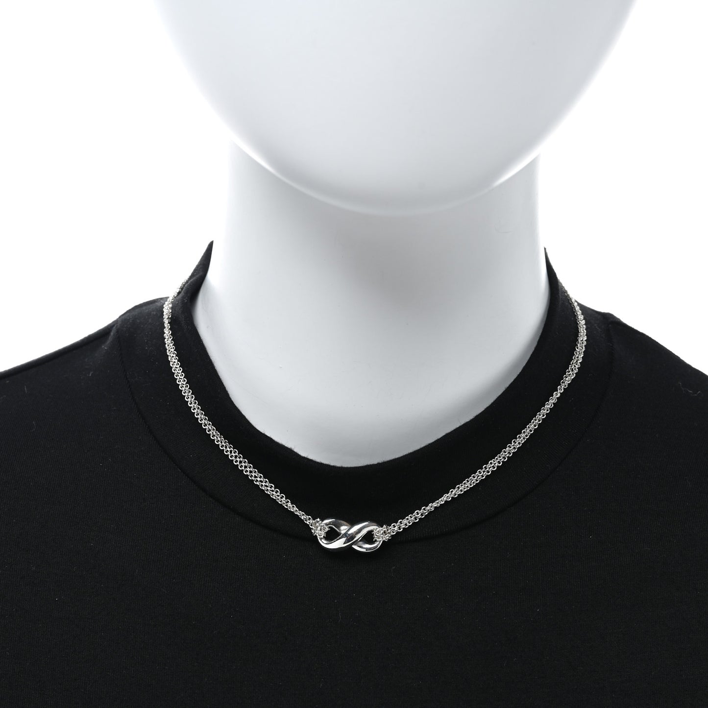 Sterling Silver Infinity Pendant Necklace