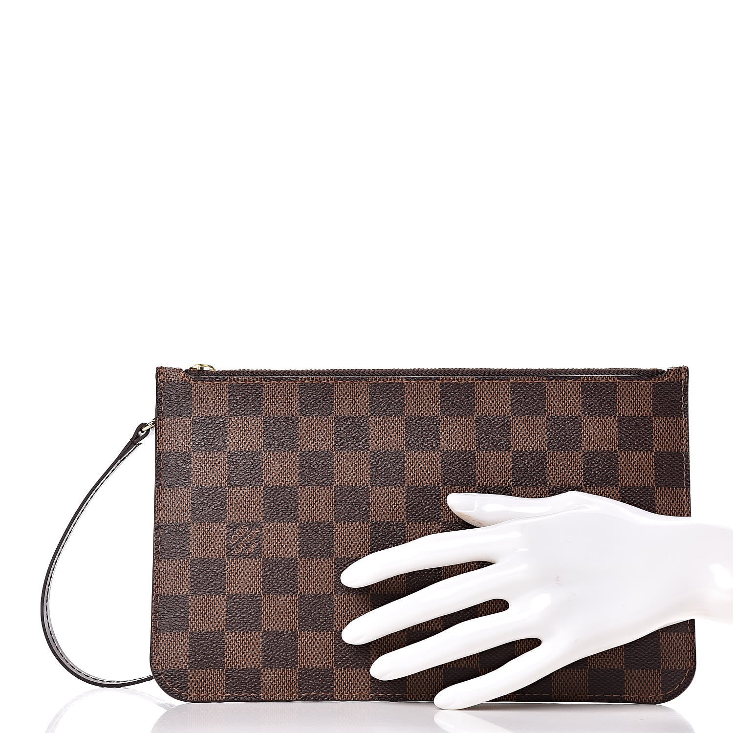 Louis Vuitton Damier Ebene Neverfull MM GM Pochette 2 of 7