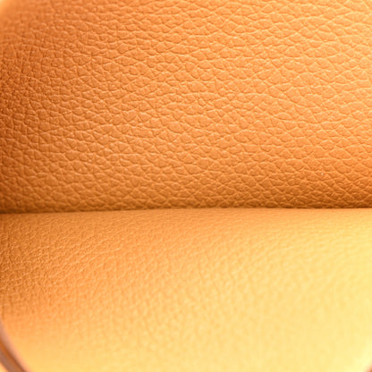 Hermes Evercolor Sellier Card Holder Caramel 5 of 12