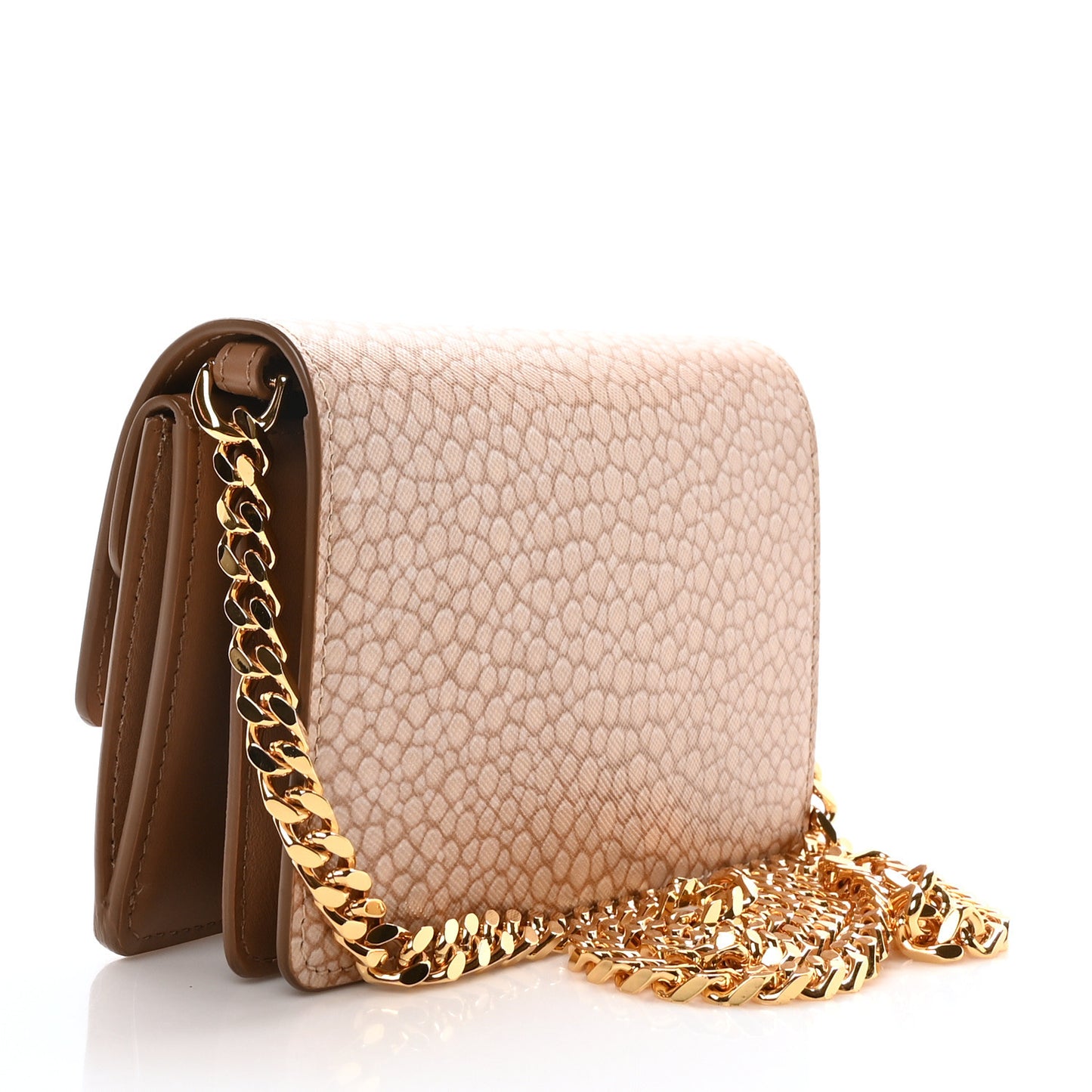 Calfskin Stingray Print Small TB Chain Bag Light Sand