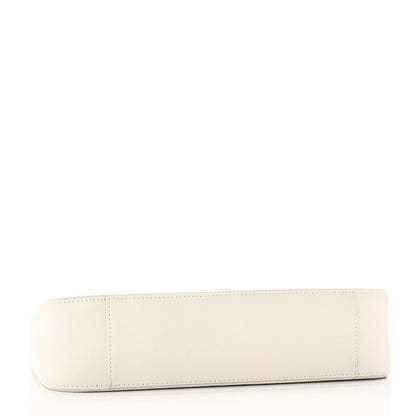 Saint Laurent Smooth Calfskin Le 5 A 7 Hobo Blanc Vintage 4 of 25