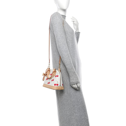 Louis Vuitton LV X TM Monogram Cerises Alma BB White 3 of 9