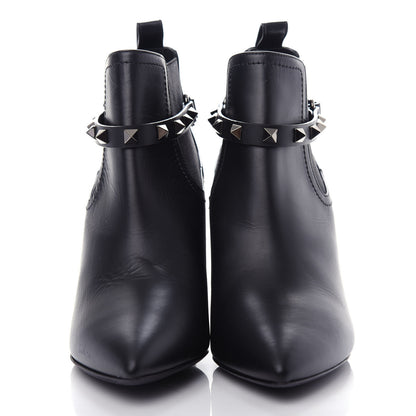 Valentino Garavani Calfskin Rockstud Chelsea 85mm Ankle Boots 36 Black 5 of 10