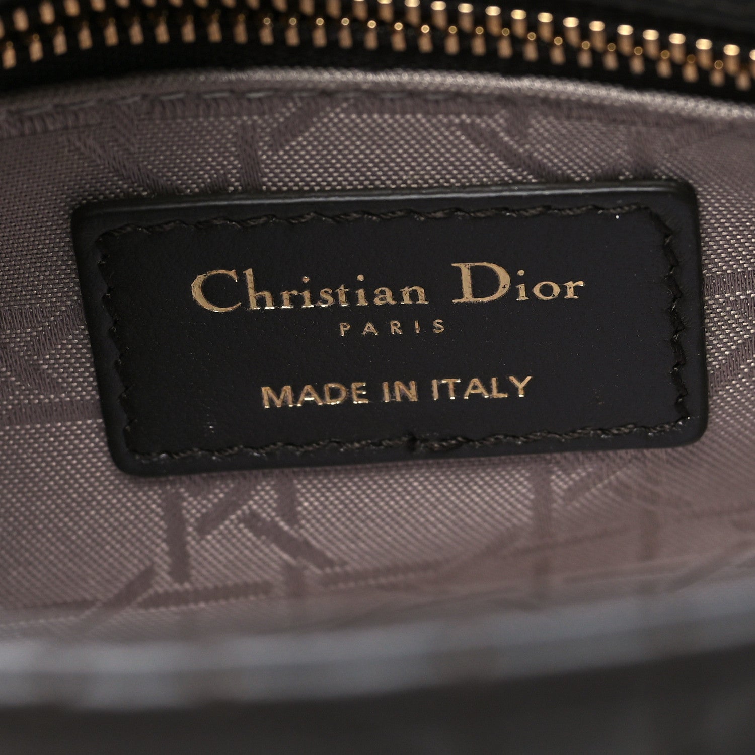 Christian Dior Lambskin Cannage Small Lucky Badges My Lady Dior Dark Grey 6 of 11