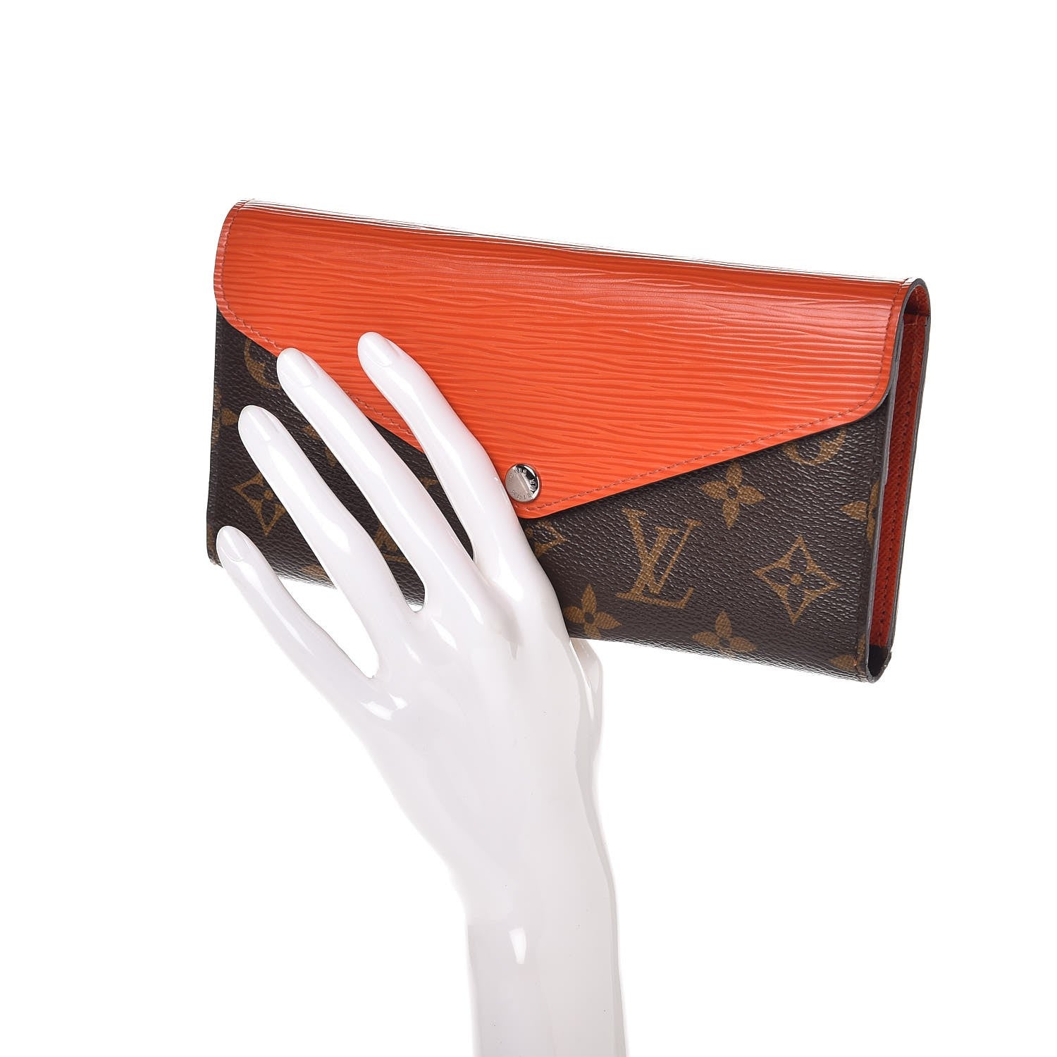 Louis Vuitton Monogram Epi Marie-Lou Long Wallet Piment 2 of 7