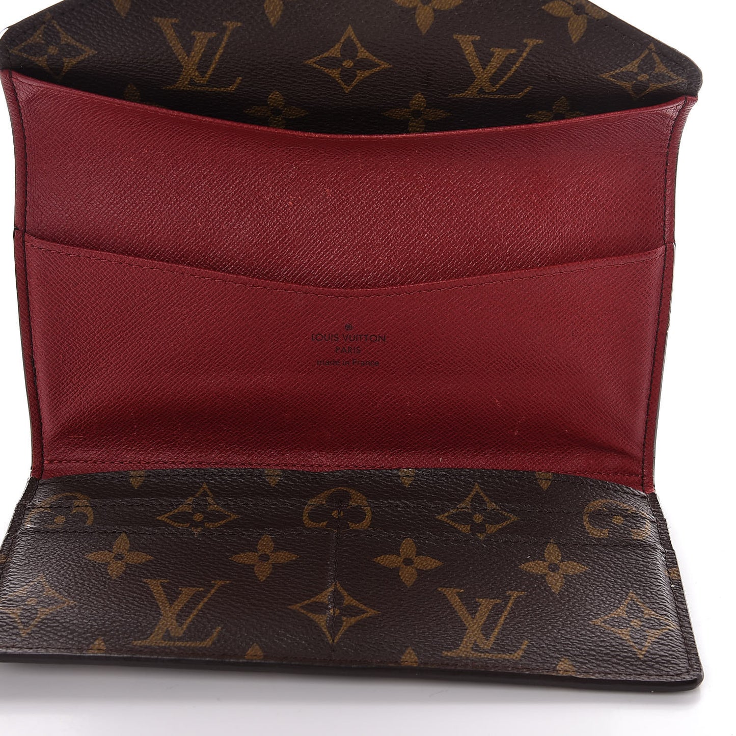 Monogram Josephine Wallet Red