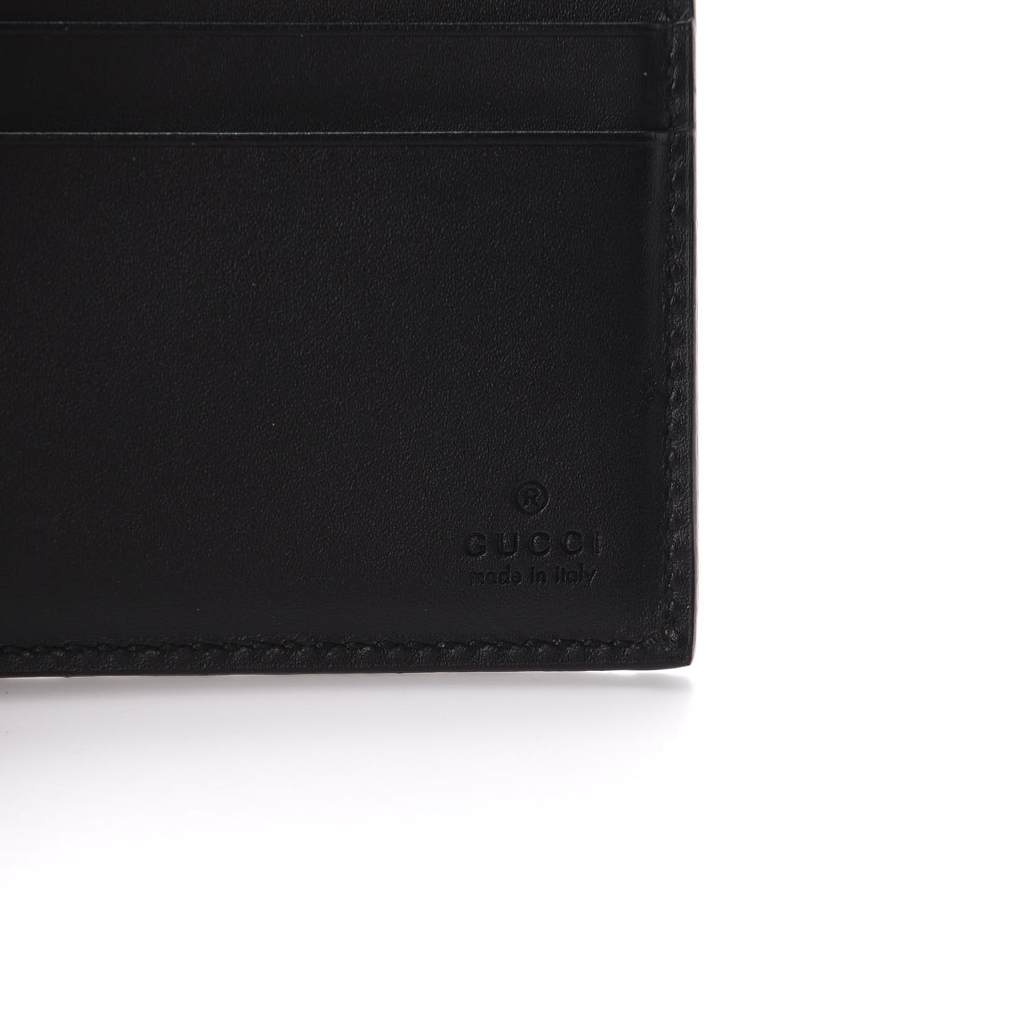 GG Supreme Monogram Kingsnake Bi-Fold Wallet Beige