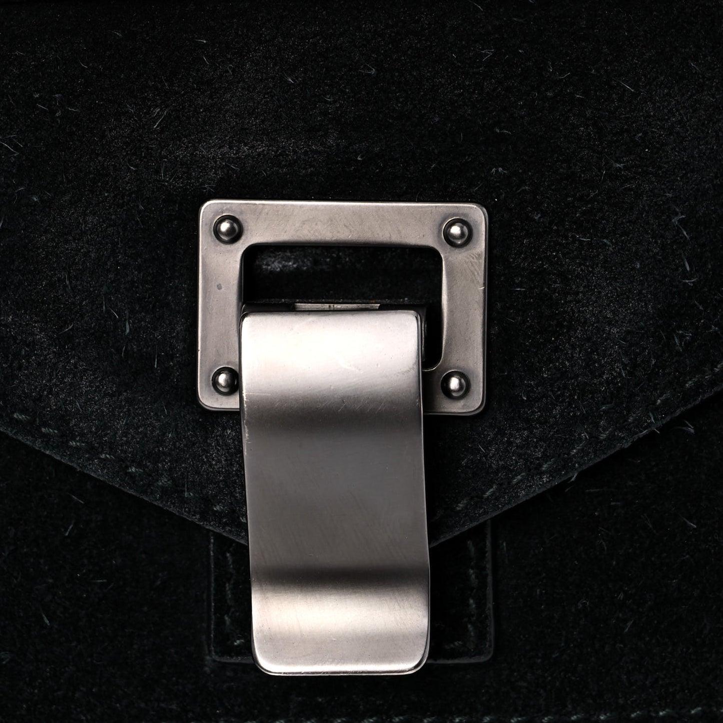 Suede Tiny PS1 Satchel Black