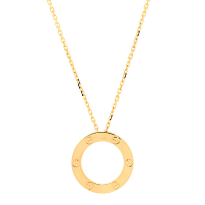 Cartier 18K Yellow Gold LOVE Pendant Necklace 1 of 4