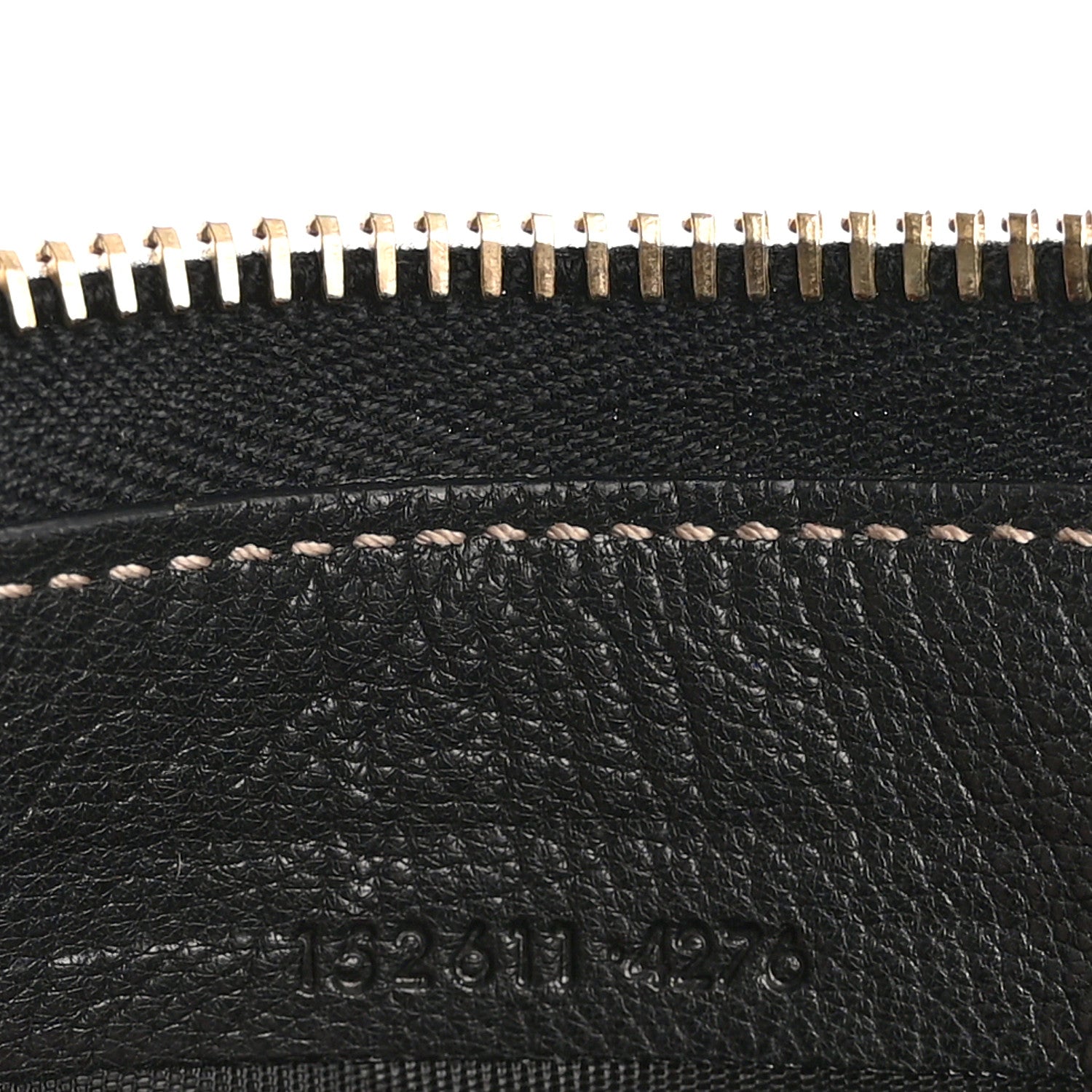 Gucci Calfskin Zip Around Capri Wallet Black 7 of 11