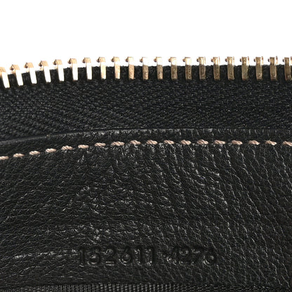 Gucci Calfskin Zip Around Capri Wallet Black 7 of 11