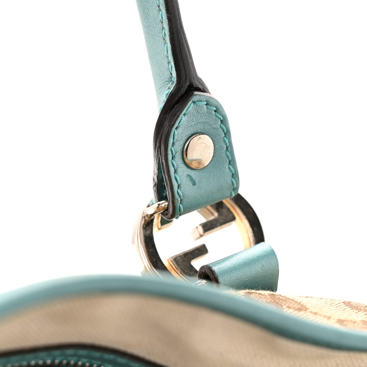Monogram Medium Twins Shoulder Bag Turquoise