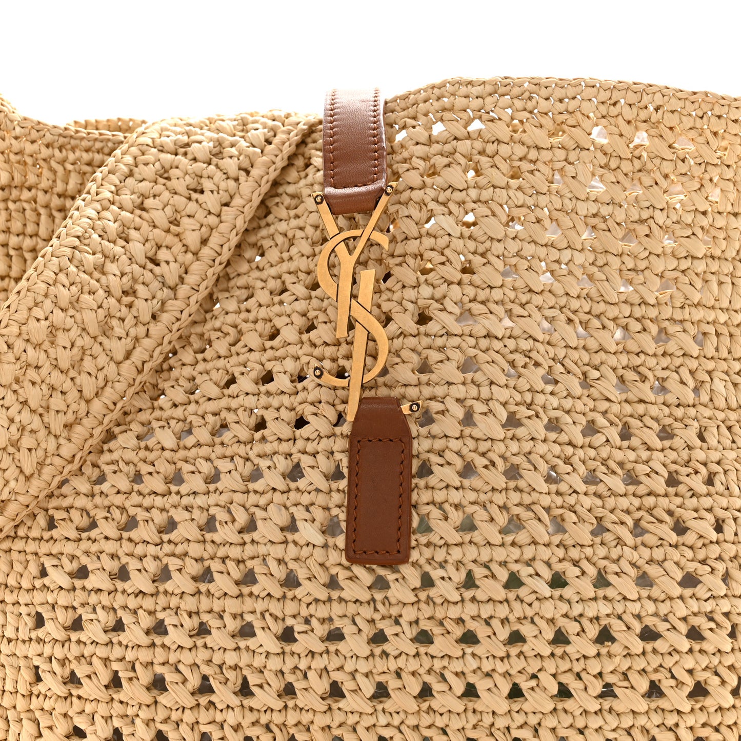Raffia Monogram Hobo Naturale