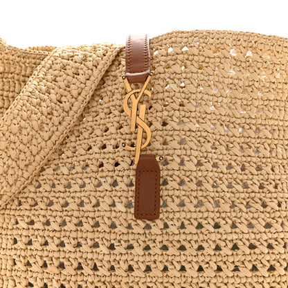 Saint Laurent Raffia Monogram Hobo Naturale 8 of 11