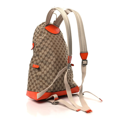 Gucci X THE NORTH FACE Monogram Textured Dollar Calfskin Embroidered Beige Ebony Mystic White Deep Orange 3 of 11