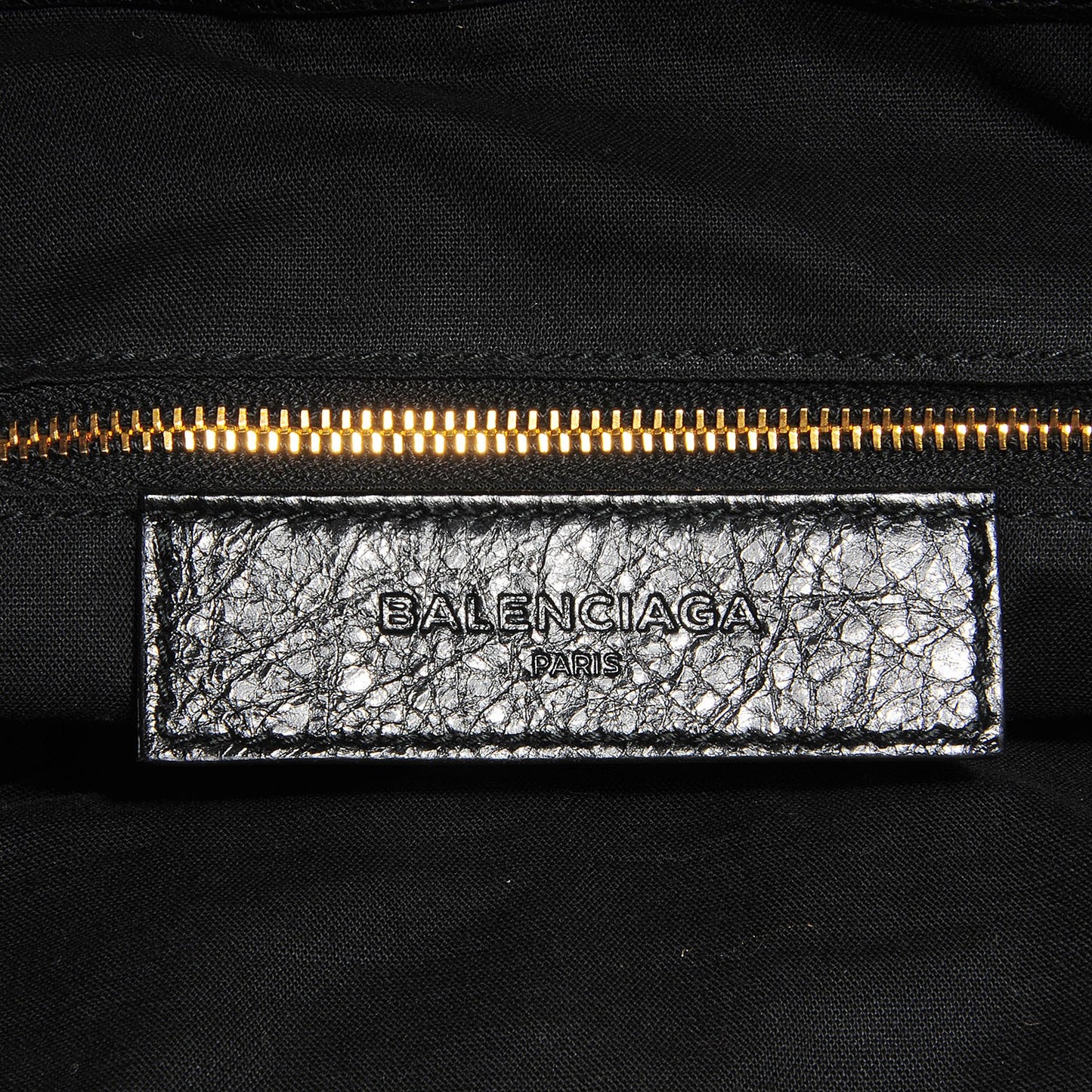 Agneau Giant 12 Gold Hardware Work Black