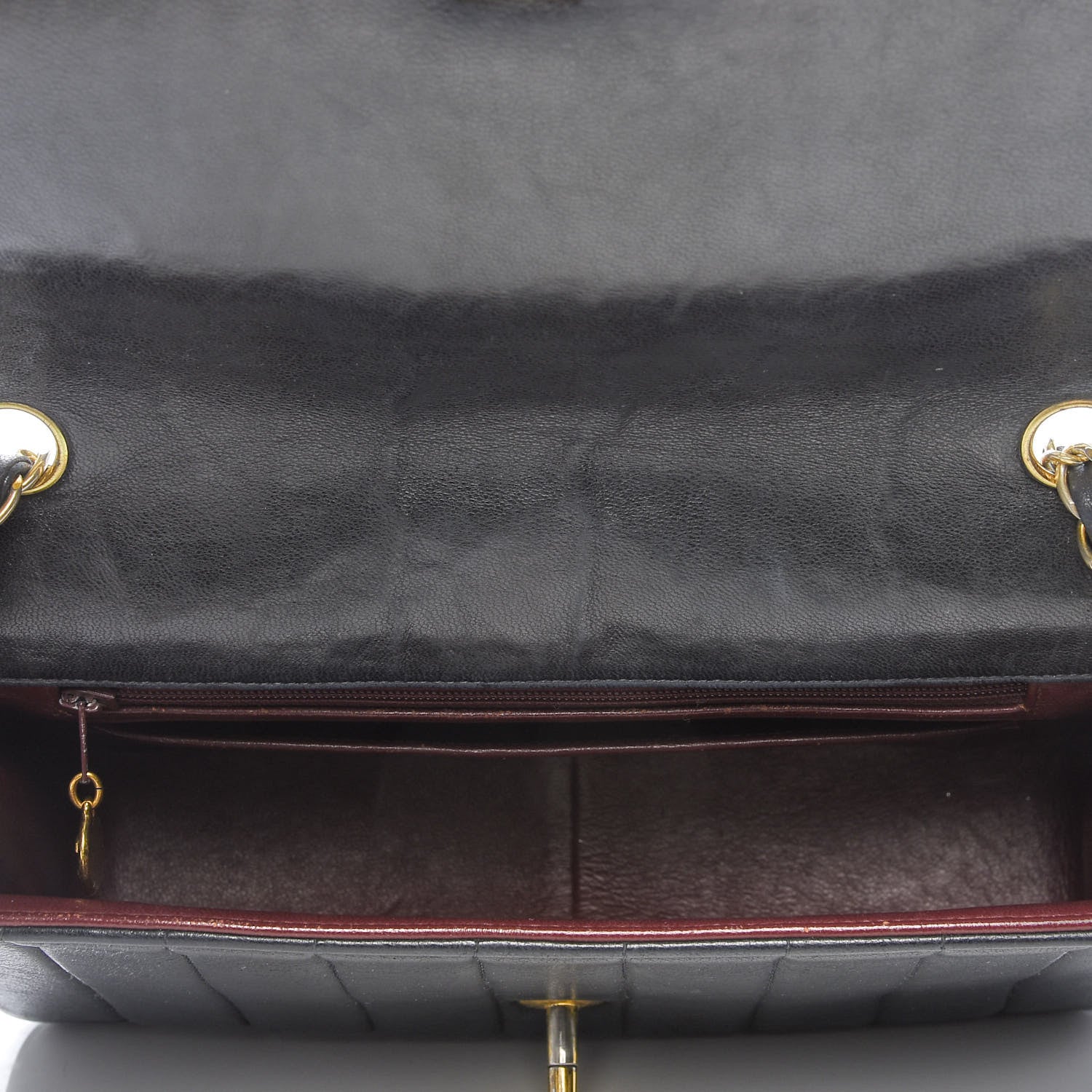 Chanel Lambskin Vertical Quilted Medium Single Flap Black 6 of 10