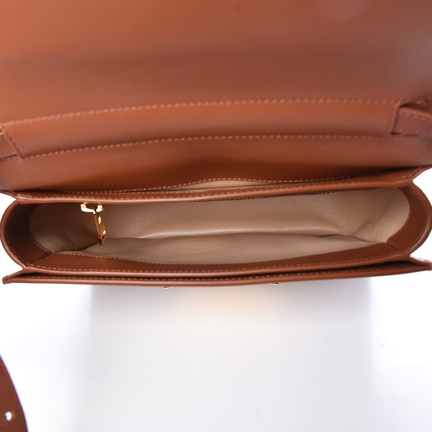 Calfskin Medium Sienna Crossbody Bag Tobacco