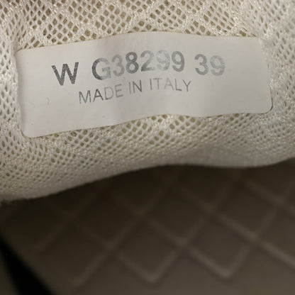 Chanel Nylon Calfskin Suede Womens CC Sneakers 39 Brown Green 7 of 13